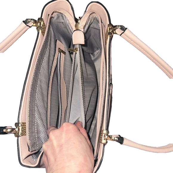 On 34th, Robbinn Medium Pink Satchel, Created for Macy's NWOT - Picture 6 of 6